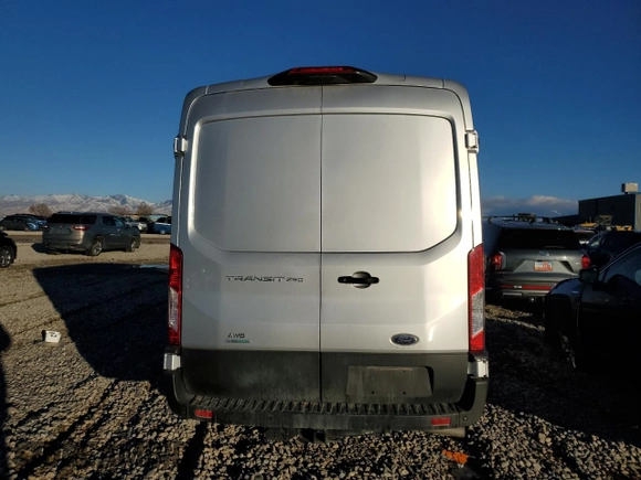 2023 Ford Transit Cargo with VIN 1FTBR2CG1PKB27888, listed as a Copart auction lot 41638535 with 40,595 mi miles and Salvage title. Bid and sale history available at DreamBid. Image 6.