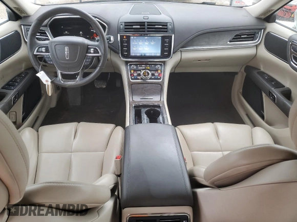 2020 Lincoln Continental Standard with VIN 1LN6L9PK2L5600373, listed as a Copart auction lot 44640525 with 75,050 mi miles and Salvage Title. Bid and sale history available at carsss.com. Image 8.