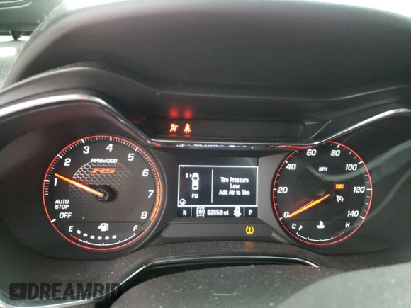 2022 Chevrolet TrailBlazer RS with VIN KL79MUSL7NB063101, listed as a Copart auction lot 47316945 with 62,658 mi miles and Salvage Title. Bid and sale history available at DreamBid. Image 9.