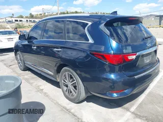 2016 Infiniti QX60 with VIN 5N1AL0MNXGC520860, listed as a IAAI auction lot 41955662 with 165,716 mi miles. Bid and sale history available at carsss.com. Image 3.