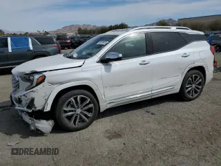 2020 GMC Terrain Denali with VIN 3GKALXEX7LL151066, listed as a Copart auction lot 50379815 with 56,333 mi miles and Salvage title. Bid and sale history available at DreamBid. Image 1.