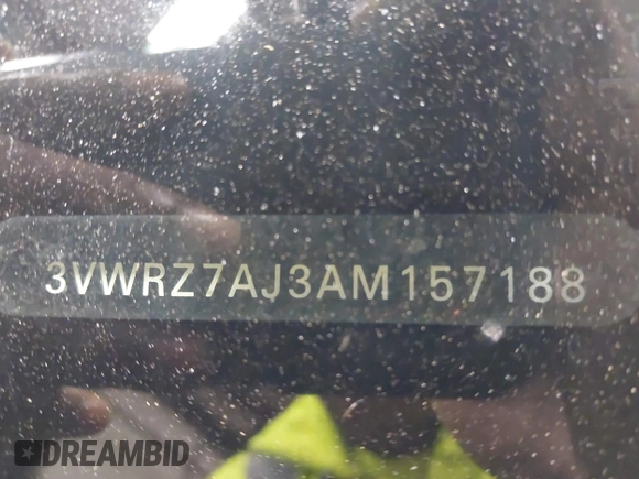 2010 Volkswagen Jetta SE z VIN 3VWRZ7AJ3AM157188, wystawiony jako IAAI lot #41816829 z przebiegiem 188 180 mil mil oraz . Historia ofert i sprzedaży dostępna na DreamBid. Obrazek 17.