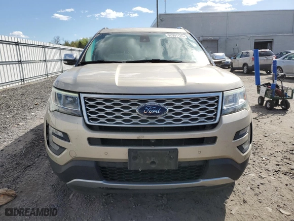 2017 Ford Explorer Platinum with VIN 1FM5K8HT8HGA08486, listed as a Copart auction lot 52991125 with 108,216 mi miles and Clean Title. Bid and sale history available at carsss.com. Image 5.