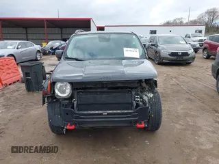 2017 Jeep Renegade Deserthawk with VIN ZACCJBCB4HPE77734, listed as a IAAI auction lot 41951678 with 105,872 mi miles and . Bid and sale history available at DreamBid. Image 13.