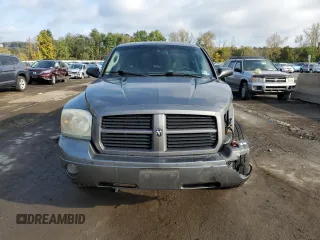 2007 Dodge Dakota SLT with VIN 1D7HW48K17S141548, listed as a Copart auction lot 74875484 with 166,785 mi miles and Salvage Title. Bid and sale history available at carsss.com. Image 5.