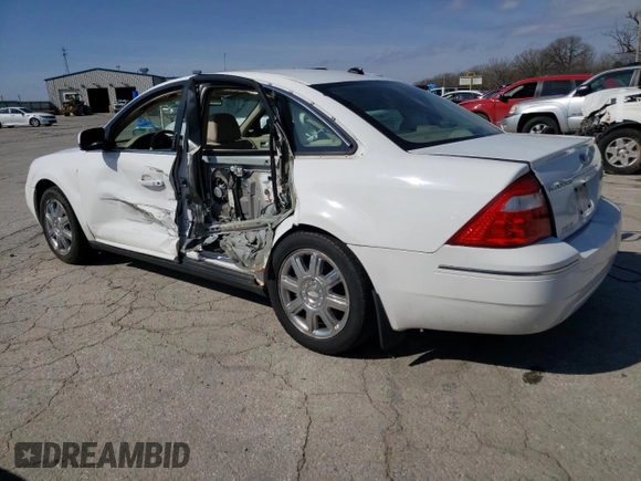 2007 Ford Five Hundred SEL with VIN 1FAHP24157G128769, listed as a Copart auction lot 46488324 with 188,446 mi miles and Salvage Title. Bid and sale history available at carsss.com. Image 2.