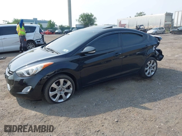 2012 Hyundai Elantra Limited with VIN KMHDH4AE8CU310045, listed as a IAAI auction lot 42498504 with 50,422 mi miles and . Bid and sale history available at DreamBid. Image 16.