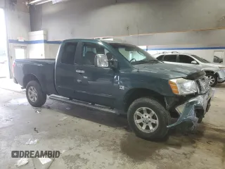 2004 Nissan Titan SE with VIN 1N6AA06B84N566360, listed as a Copart auction lot 57933105 with 133,066 mi miles and Salvage title. Bid and sale history available at DreamBid. Image 4.