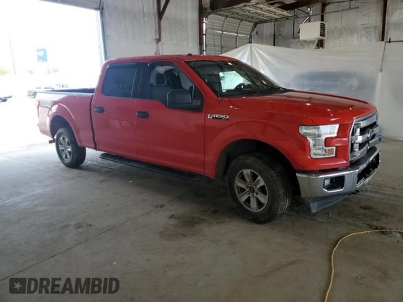 2017 Ford F-150 XL with VIN 1FTFW1EF6HKD77864, listed as a Copart auction lot 53443355 with 173,150 mi miles and Salvage title. Bid and sale history available at DreamBid. Image 4.