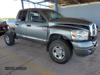 2007 Dodge Ram 2500 Laramie with VIN 1D7KS28AX7J585398, listed as a Copart auction lot 67407944 with 0 mi miles and Salvage Title. Bid and sale history available at carsss.com. Image 4.