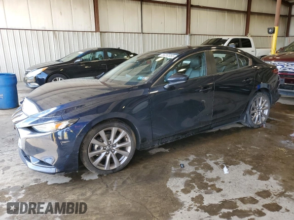 2020 Mazda 3 Preferred with VIN JM1BPBDM3L1170929, listed as a Copart auction lot 56252055 with 55,997 mi miles and Salvage title. Bid and sale history available at DreamBid. Image 1.