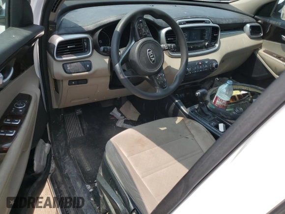 2017 Kia Sorento LX with VIN 5XYPG4A50HG201866, listed as a Copart auction lot 59522785 with Not provided miles and Clean title. Bid and sale history available at DreamBid. Image 8.