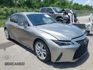 2021 Lexus IS 300 with VIN JTHAA1D2XM5109835, listed as a IAAI auction lot 42333298 with 70,675 mi miles and . Bid and sale history available at DreamBid. Image 1.