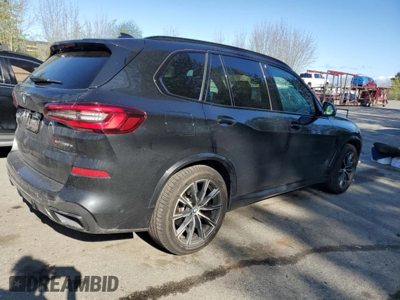 2021 BMW X5 xDrive45e with VIN 5UXTA6C0XM9E92063, listed as a Copart auction lot 54070165 with 14,725 mi miles and Salvage Title. Bid and sale history available at DreamBid. Image 3.