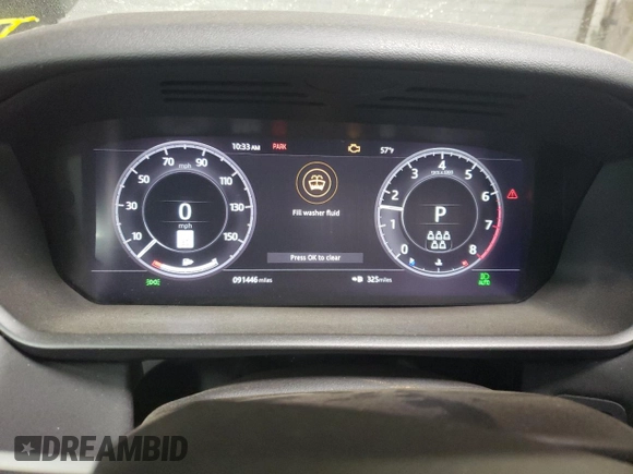 2019 Land Rover Discovery HSE with VIN SALRR2RV3K2401016, listed as a Copart auction lot 77587764 with 91,446 mi miles and Salvage Title. Bid and sale history available at DreamBid. Image 9.