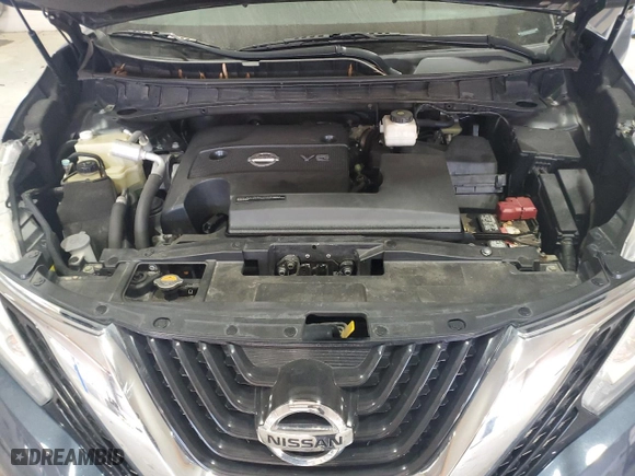 2017 Nissan Murano SL with VIN 5N1AZ2MH2HN135853, listed as a Copart auction lot 46640455 with 67,253 mi miles and Salvage Title. Bid and sale history available at carsss.com. Image 12.