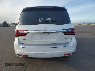 2021 Infiniti QX80 SENSORY with VIN JN8AZ2BE4M9273804, listed as a Copart auction lot 82141324 with 57,873 mi miles and Salvage Title. Bid and sale history available at carsss.com. Image 6.