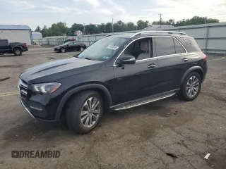 2021 Mercedes-Benz GLE 350 with VIN 4JGFB4KE4MA372084, listed as a Copart auction lot 59496595 with 47,797 mi miles and Salvage title. Bid and sale history available at DreamBid. Image 1.