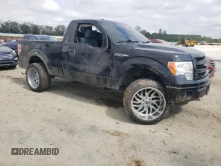2013 Ford F-150 XL with VIN 1FTMF1EFXDFB80061, listed as a Copart auction lot 72508294 with 68,258 mi miles and Salvage Title. Bid and sale history available at DreamBid. Image 4.