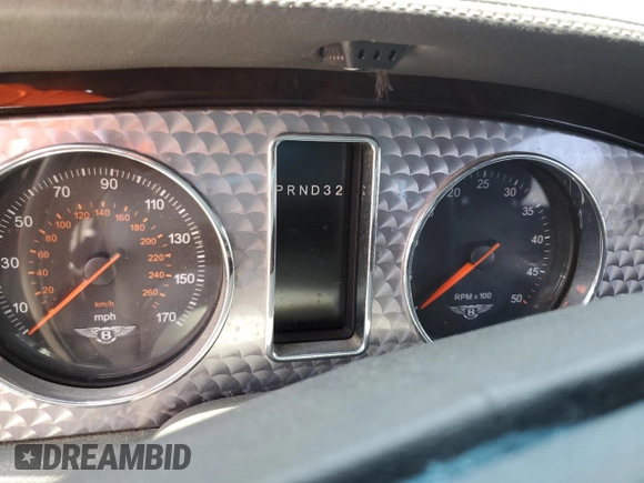 2003 Bentley Arnage with VIN SCBLF34F53CX09475, listed as a Copart auction lot 57302795 with Not provided miles and Clean title. Bid and sale history available at DreamBid. Image 9.