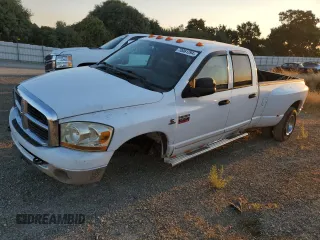 2007 Dodge Ram 3500 SLT with VIN 3D7MX48C47G758101, listed as a Copart auction lot 70061294 with 0 mi miles and Salvage Title. Bid and sale history available at carsss.com. Image 1.