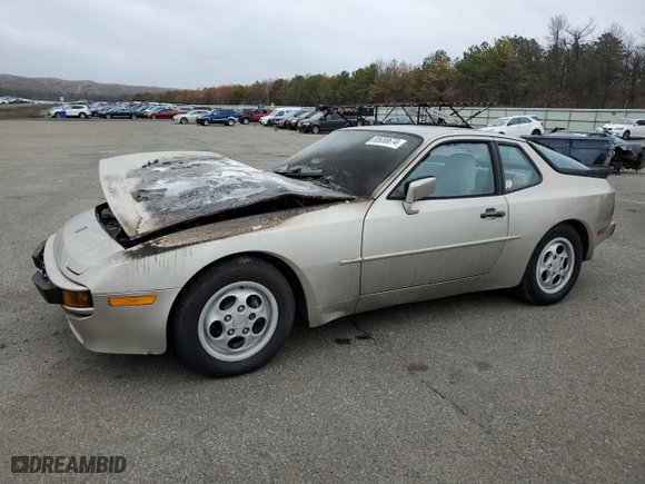 1989 Porsche 944 with VIN WP0AA0944KN450845, listed as a Copart auction lot 85658674 with 281,732 mi miles and Salvage Title. Bid and sale history available at carsss.com. Image 1.