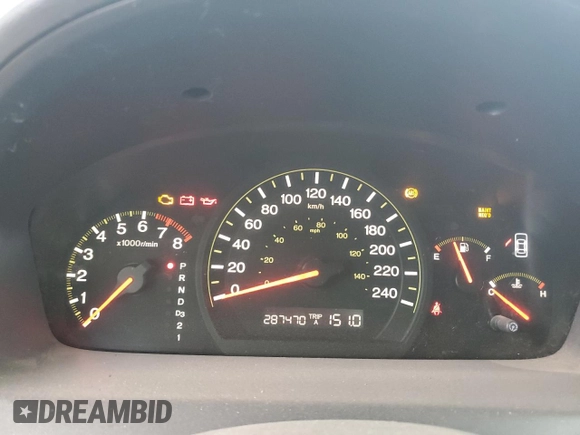 2005 Honda Accord LX with VIN 1HGCM56435A811383, listed as a Copart auction lot 61075825 with 287,470 mi miles and Clean title. Bid and sale history available at DreamBid. Image 9.