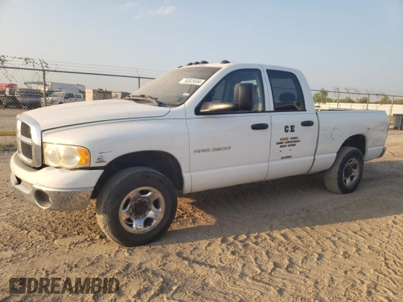 2005 Dodge Ram 2500 SLT with VIN 3D7KR28C35G727750, listed as a Copart auction lot 66525554 with 272,260 mi miles and Clean Title. Bid and sale history available at carsss.com. Image 1.