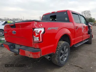2017 Ford F-150 XL with VIN 1FTEW1EG1HKC32302, listed as a IAAI auction lot 42017882 with 115,868 mi miles. Bid and sale history available at carsss.com. Image 4.
