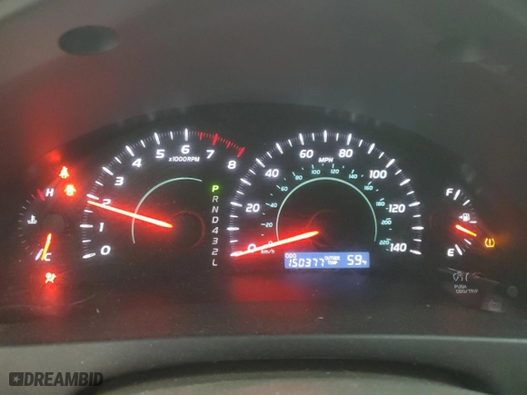 2007 Toyota Camry CE with VIN 4T1BE46K57U525533, listed as a Copart auction lot 52348965 with 150,377 mi miles and Salvage Title. Bid and sale history available at carsss.com. Image 9.