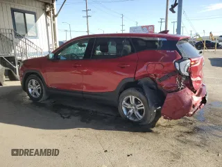 2020 GMC Terrain SLE with VIN 3GKALMEV0LL238207, listed as a Copart auction lot 47496845 with 52,568 mi miles and Salvage Title. Bid and sale history available at carsss.com. Image 2.