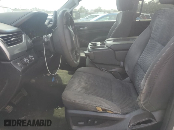2015 Chevrolet Tahoe z VIN 1GNSK3EC3FR305401, wystawiony jako Copart lot #80819994 z przebiegiem Nie podano mil oraz Szkoda całkowita • Salvage title. Historia ofert i sprzedaży dostępna na DreamBid. Obrazek 7.