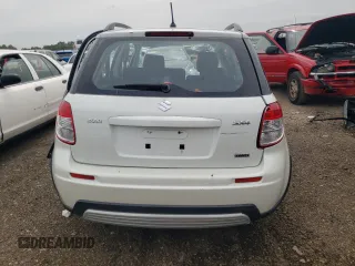 2007 Suzuki SX4 with VIN JS2YB413775105036, listed as a Copart auction lot 61984964 with 0 mi miles and Salvage Title. Bid and sale history available at carsss.com. Image 6.