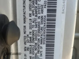 2005 Pontiac Vibe z VIN 5Y2SL638X5Z443554, wystawiony jako Copart lot #61015955 z przebiegiem 165 501 mil mil oraz Szkoda całkowita • Salvage title. Historia ofert i sprzedaży dostępna na DreamBid. Obrazek 12.