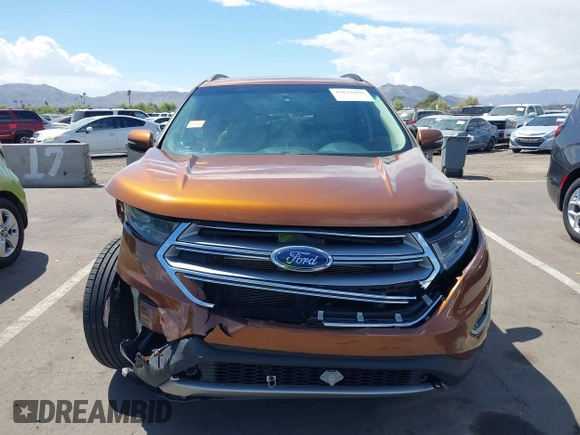 2017 Ford Edge SEL with VIN 2FMPK3J8XHBB97005, listed as a IAAI auction lot 42032696 with 81,727 mi miles. Bid and sale history available at carsss.com. Image 12.