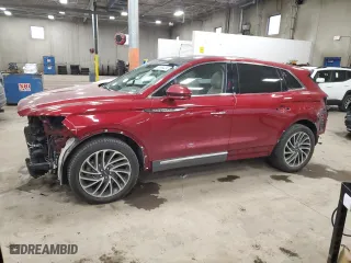 2019 Lincoln Nautilus Reserve with VIN 2LMPJ8L9XKBL32601, listed as a Copart auction lot 38986424 with 45,308 mi miles. Bid and sale history available at carsss.com. Image 1.