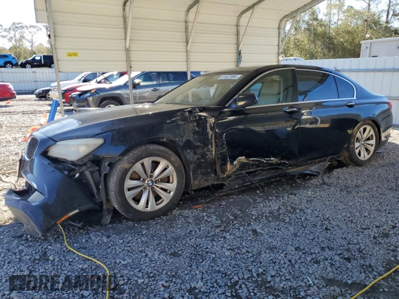 2011 BMW 7 Series 740Li with VIN WBAKB4C5XBC574198, listed as a Copart auction lot 81507884 with 158,437 mi miles and Salvage title. Bid and sale history available at DreamBid. Image 1.