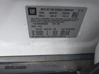 2019 Buick Encore Essence with VIN KL4CJGSM2KB876329, listed as a IAAI auction lot 42101397 with 84,020 mi miles. Bid and sale history available at carsss.com. Image 9.