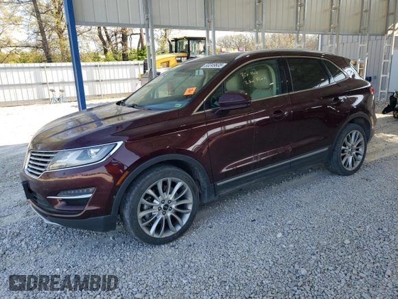 2016 Lincoln MKC Reserve with VIN 5LMCJ3C98GUJ31677, listed as a Copart auction lot 53249635 with 129,125 mi miles and Salvage Title. Bid and sale history available at DreamBid. Image 1.