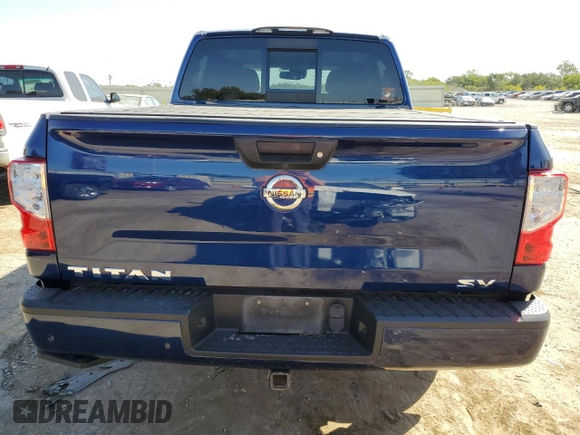 2020 Nissan Titan Platinum Reserve with VIN 1N6AA1EF4LN511588, listed as a Copart auction lot 73942854 with 40,899 mi miles and Salvage title. Bid and sale history available at DreamBid. Image 6.