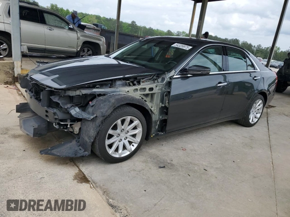 2016 Cadillac CTS AWD with VIN 1G6AW5SX9G0110598, listed as a Copart auction lot 54339975 with 50,218 mi miles and Salvage title. Bid and sale history available at DreamBid. Image 1.