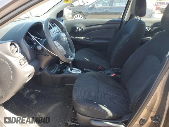 2015 Nissan Versa SV with VIN 3N1CN7AP5FL860607, listed as a Copart auction lot 58093385 with 150,926 mi miles and Salvage title. Bid and sale history available at DreamBid. Image 7.
