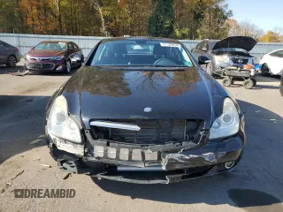 2007 Mercedes-Benz CLS-Class 5.5L with VIN WDDDJ72X37A080034, listed as a Copart auction lot 77105634 with 5,546 mi miles and Salvage Title. Bid and sale history available at carsss.com. Image 5.
