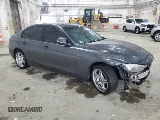 2015 BMW 3 Series 320i xDrive with VIN WBA3C3C52FK200479, listed as a Copart auction lot 52575125 with 153,930 mi miles and Salvage title. Bid and sale history available at DreamBid. Image 4.
