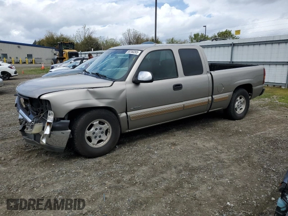 2001 Chevrolet Silverado 1500 LS with VIN 1GCEC19V01Z147398, listed as a Copart auction lot 50760265 with 279,535 mi miles and Salvage Title. Bid and sale history available at DreamBid. Image 1.