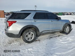 2020 Ford Explorer XLT with VIN 1FMSK8DH7LGB72583, listed as a Copart auction lot 45597755 with 66,119 mi miles and Salvage Title. Bid and sale history available at carsss.com. Image 3.