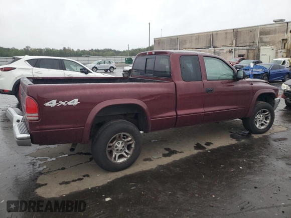 2003 Dodge Dakota SLT with VIN 1D7HG42N03S317953, listed as a Copart auction lot 72736414 with 280,504 mi miles and Salvage Title. Bid and sale history available at carsss.com. Image 3.