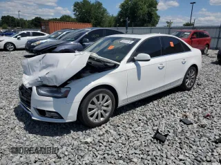 2013 Audi A4 Premium с VIN WAUAFAFL7DA187129, выставлен на аукционе Copart как лот 52419175 с пробегом 144 117 миль миль и Списание • Salvage title. История ставок и продаж доступна на DreamBid. Изображение 1.