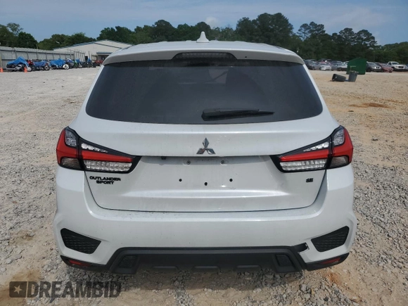 2022 Mitsubishi Outlander SE with VIN JA4APVAU5NU024156, listed as a Copart auction lot 53965825 with 55,627 mi miles and Salvage title. Bid and sale history available at DreamBid. Image 6.