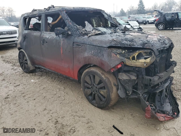 2016 Kia Soul + with VIN KNDJP3A5XG7308239, listed as a Copart auction lot 46664535 with 0 mi miles and Non Repairable. Bid and sale history available at carsss.com. Image 4.